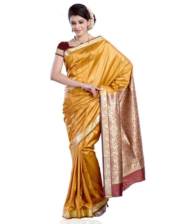 brocade silk sarees with price