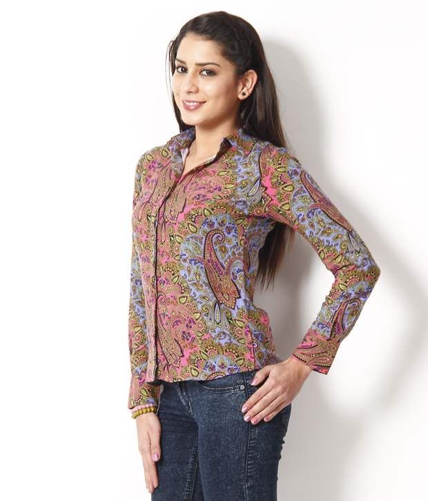Buy Tokyo Talkies Pink Poly Cotton Shirts Online at Best Prices in India - Snapdeal