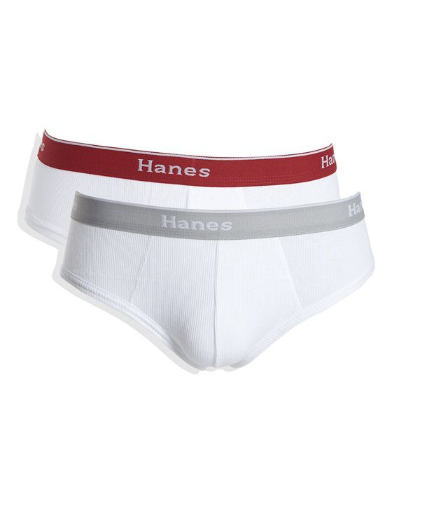 Hanes White Cotton Briefs - Buy Hanes White Cotton Briefs Online at Low ...