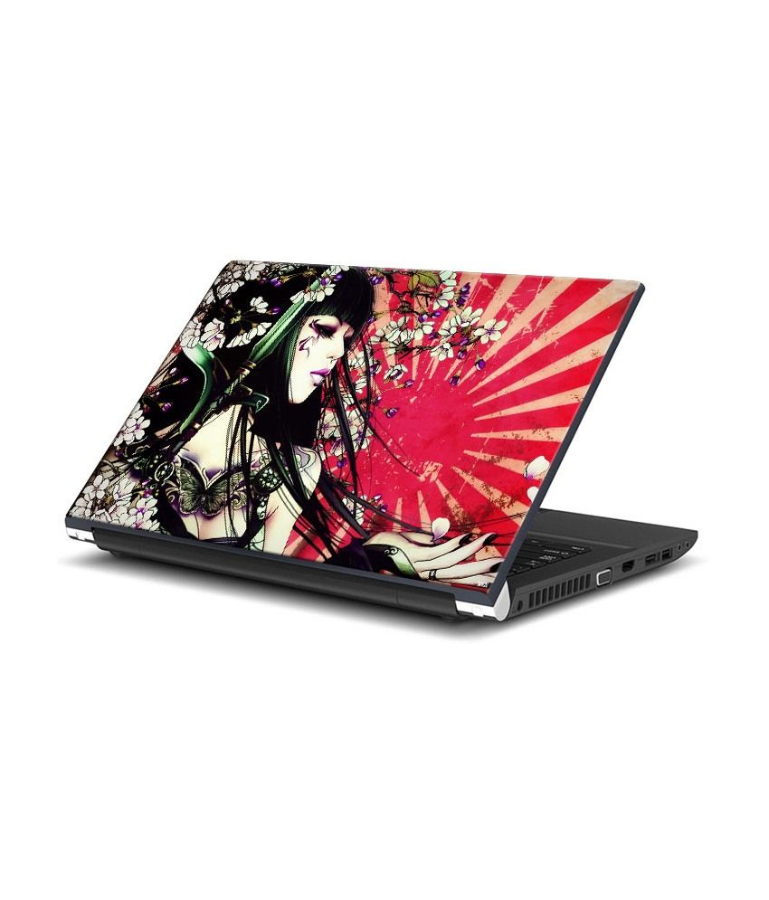 Bluegape Anime Girl Sword Laptop Skin - Buy Bluegape Anime Girl Sword