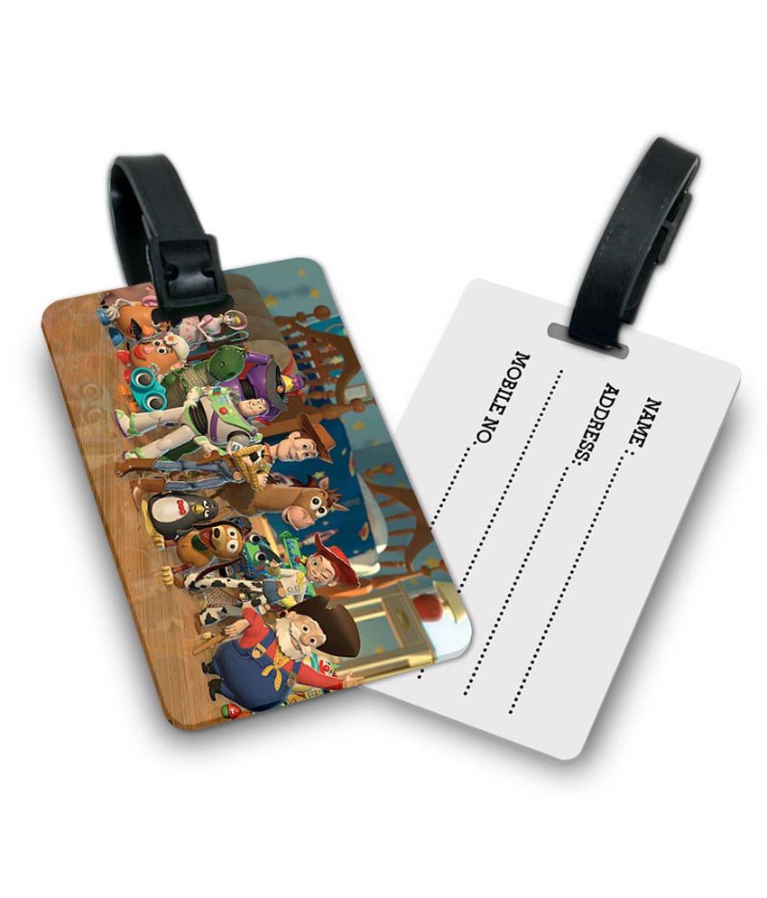 toy story luggage tag