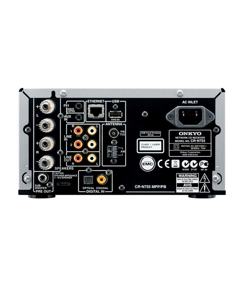 Buy Onkyo CS-N755 Network Hi-Fi Mini System (Black and ...