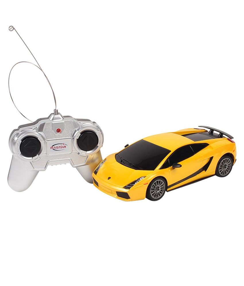 yellow rc car