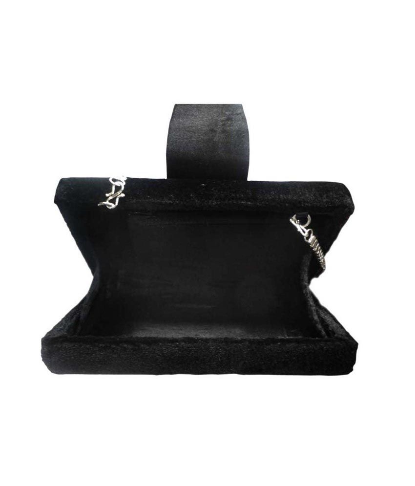 Buy Bhamini S112111318BL Black Clutch at Best Prices in India - Snapdeal