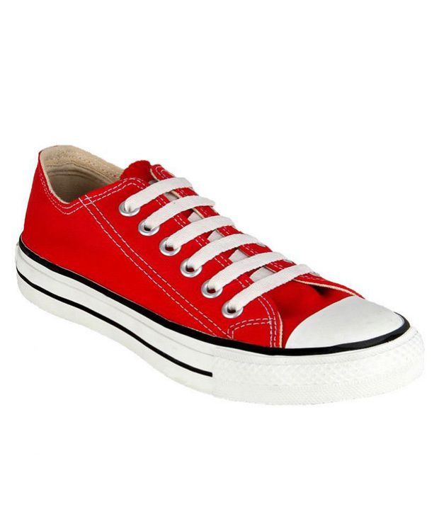 Buy CONVERSE Red Canvas Shoe for Men | Snapdeal.com