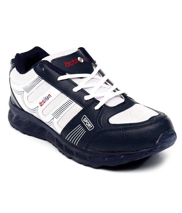 action white canvas shoes