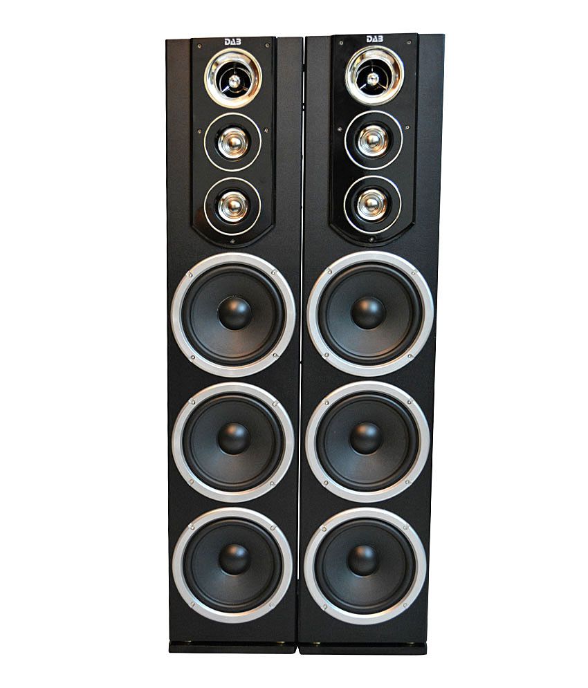Buy Dab Floorstanding Speakers Black Online At Best Price In