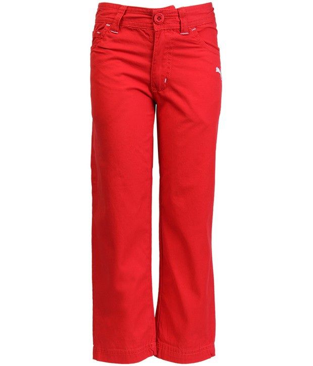 Puma Red Trouser For Boys - Buy Puma Red Trouser For Boys Online at Low ...