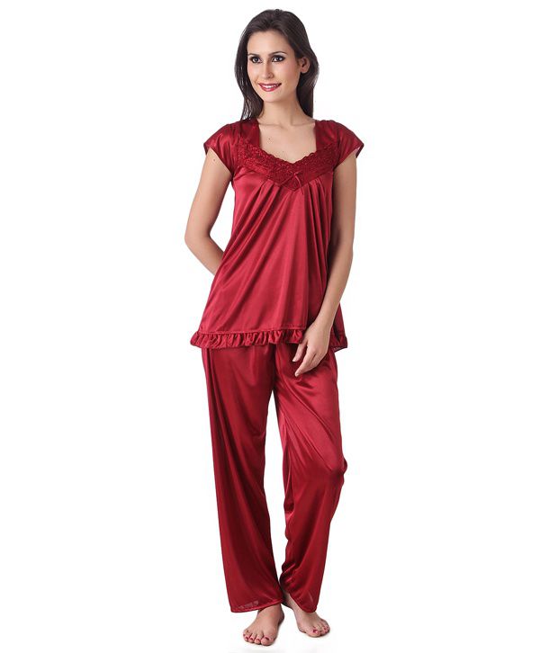 Buy Masha Satin Nightsuit Sets Online at Best Prices in India - Snapdeal