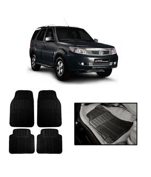 Speedwav Black Car Foot Mats For Tata Safari Storme Price In