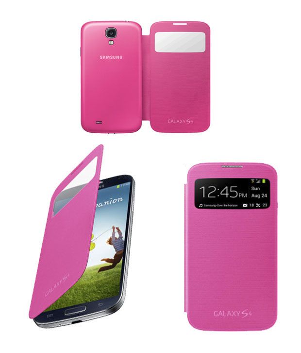 DMG Premium Hot Pressed S-View Flip Book Cover Case for Samsung Galaxy ...