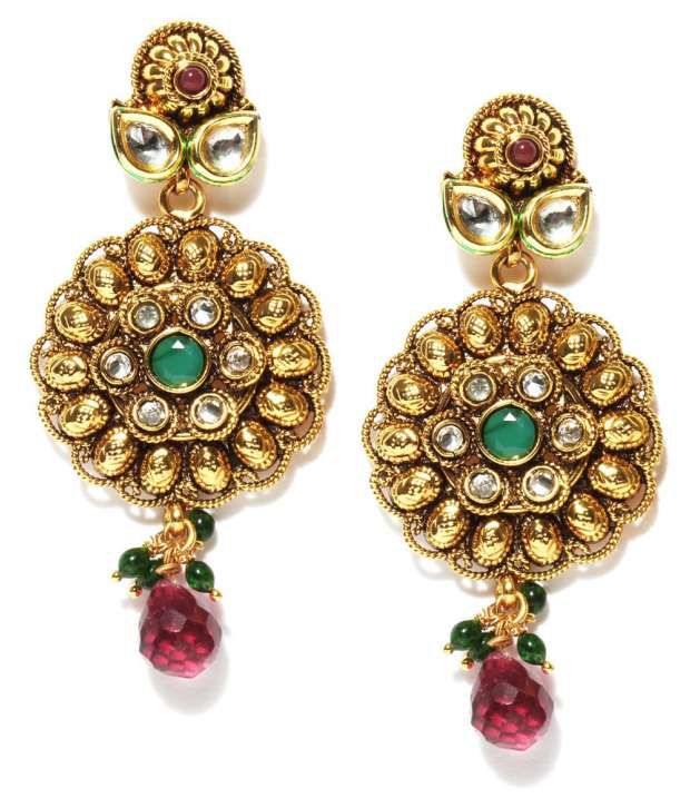 Bindhani Gold plated Earring - Buy Bindhani Gold plated Earring Online ...