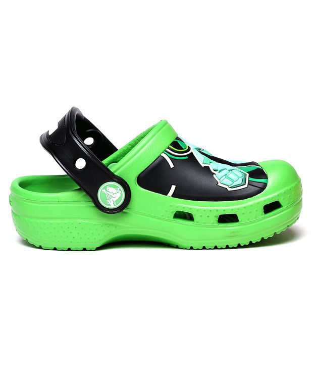 Crocs Green Clogs For Kids Price in India- Buy Crocs Green Clogs For ...