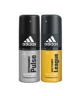 Adidas Dynamic Pulse & Victory League Deodorant for Men-150ml Each (One DKNY or Dior Perfume Sample Free)