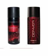 Denver (Rage, Rock On) Deodorant Pour Homme - 150ML Each (pack of 2)
