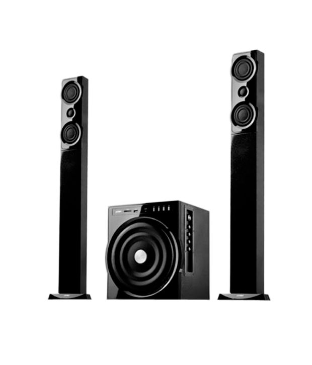 F&D A570U - 2.1 Multimedia Speaker with Tower Satellite, USB and MMC Slot
