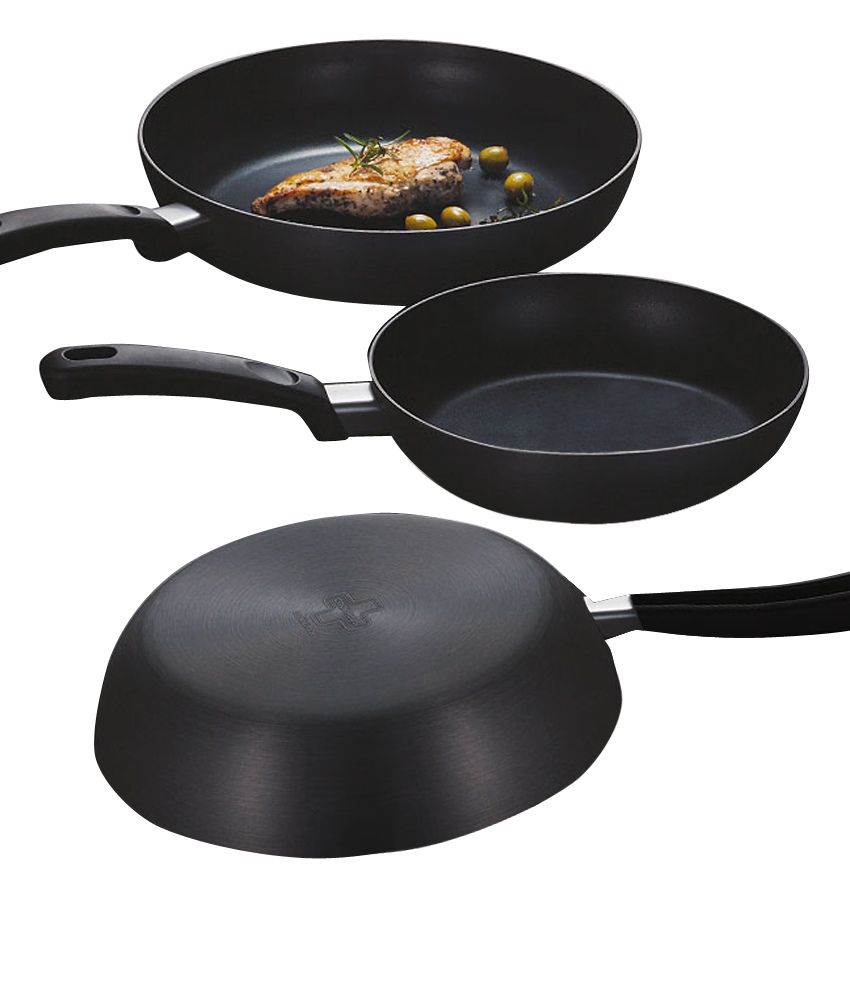  Lock  Lock  Black Aluminium Non Stick Fry  Pan  Dia 20 cm 