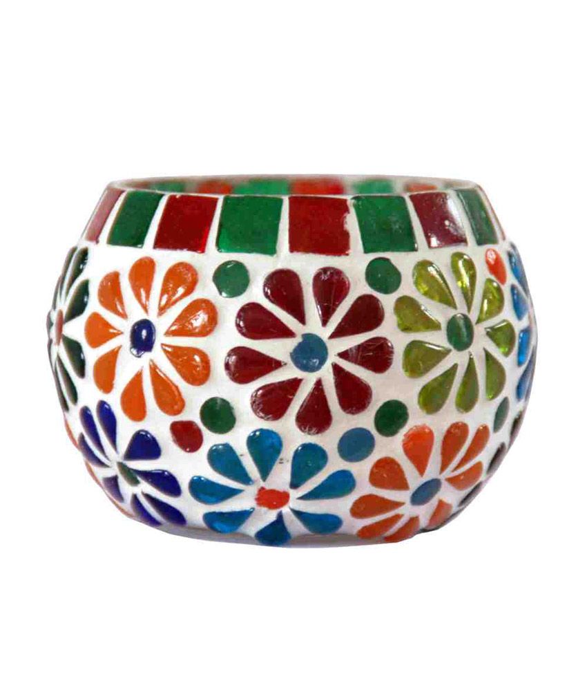 Round Glass Candle Holder Buy Round Glass Candle Holder at Best Price