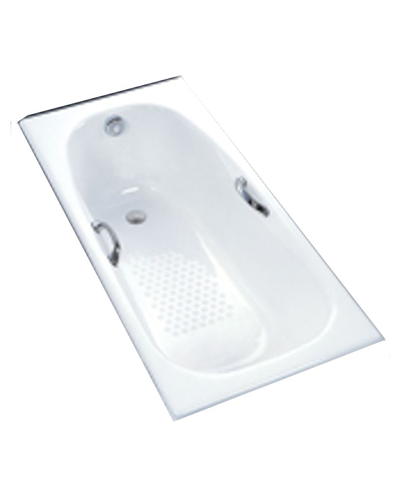 Buy Toto Enameled Cast Iron Bathtub With Hand Grip ...