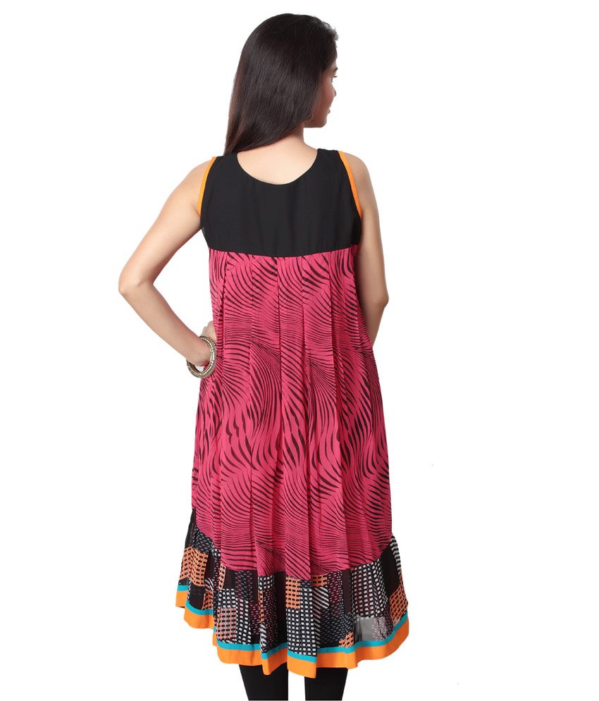 sleeveless strappy kurti
