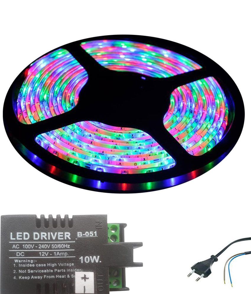 Iplay Self Adhesive Smd Strip Led Light In Red,green,blue(rgb) Colour