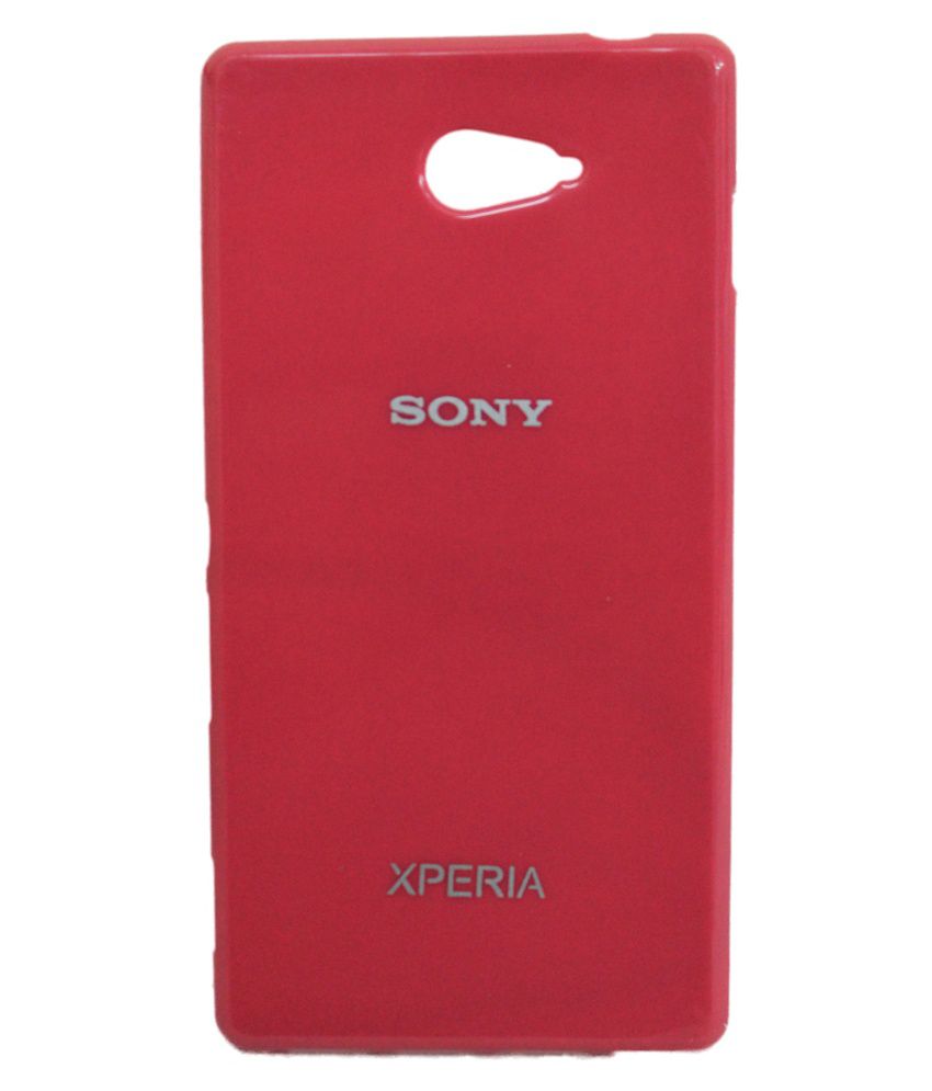 Jo Jo Soft Silicon Back Cover For Sony Xperia M2 D2302 Exotic Pink - Plain Back Covers Online at Low Prices | Snapdeal India