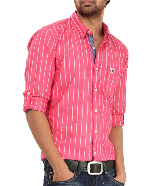 red stripe shirt men