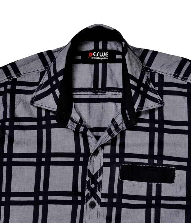 black check shirt matching pant