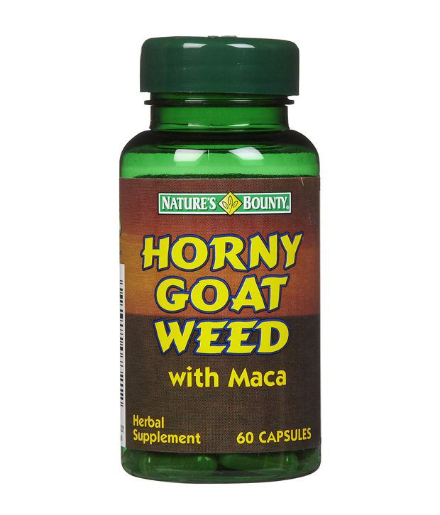 Nature's Bounty - HORNY GOAT WEED WITH MACA - 60 CAPS.