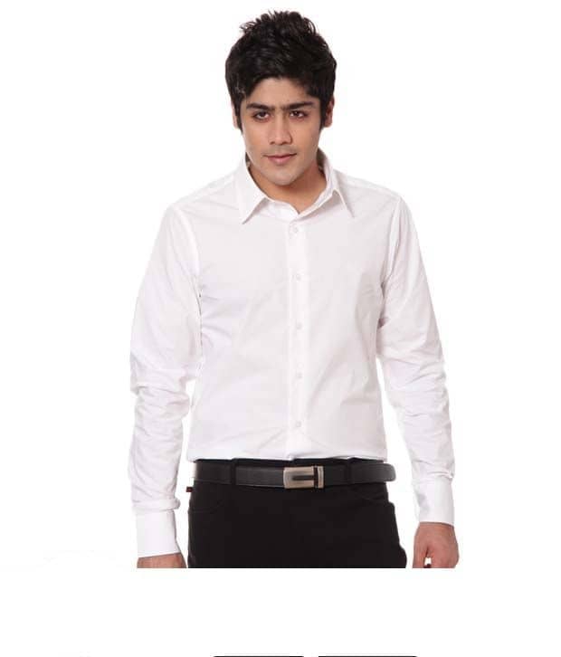 Colors of Benetton White Formal Shirt 