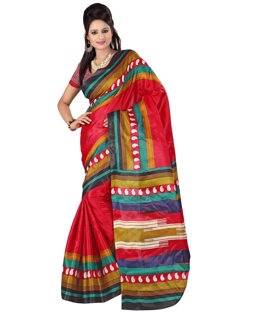 silk saree for pooja