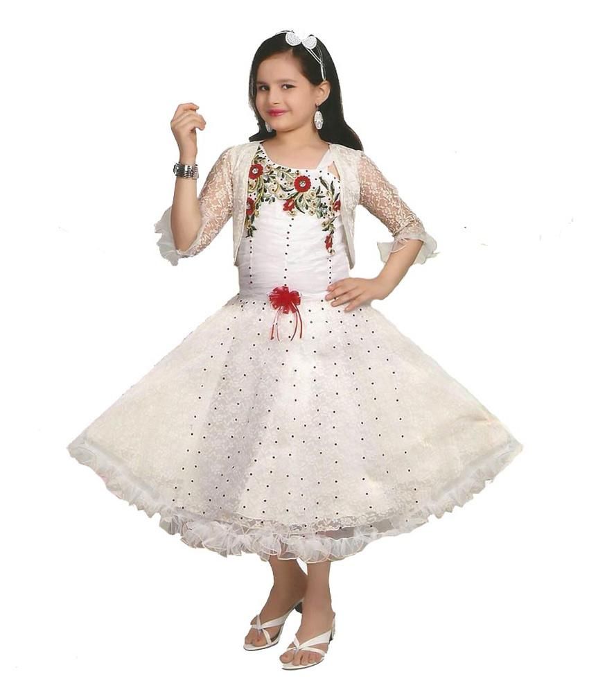 spring and summer white frocks