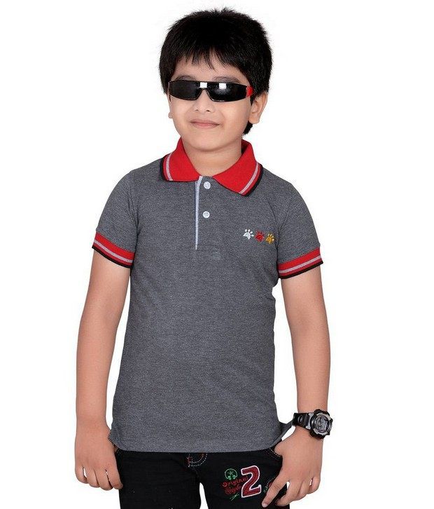 Dongli Royal Look Contrast Collar Multi Color Half Sleeves Polo T-Shirt