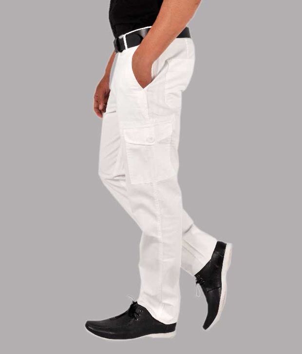 Wills Lifestyle Cotton Trousers White 