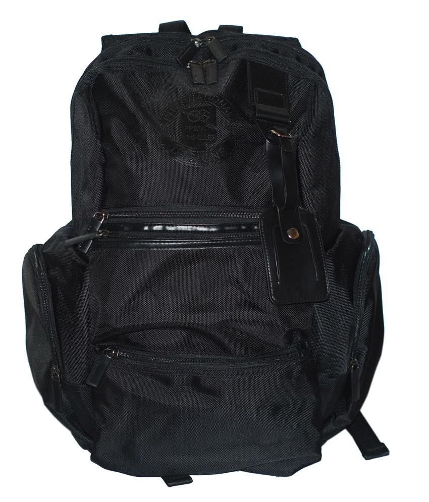 French Traveller Black Fttb1 Backpack Buy French Traveller Black