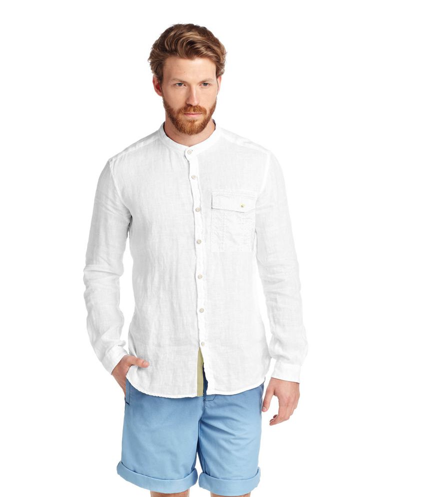 mandarin collar casual shirts