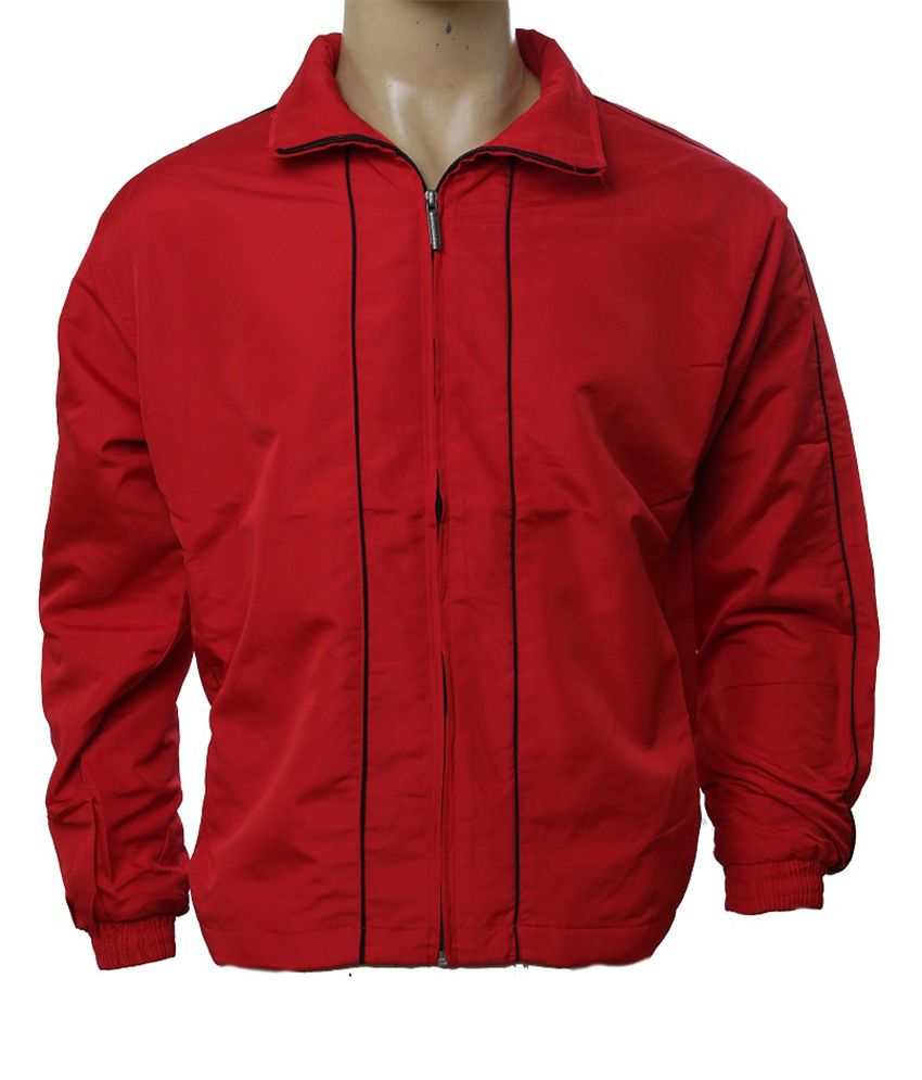 Reebok Red Full Polyester Sports & Adventure Jacket - Buy Reebok Red ...