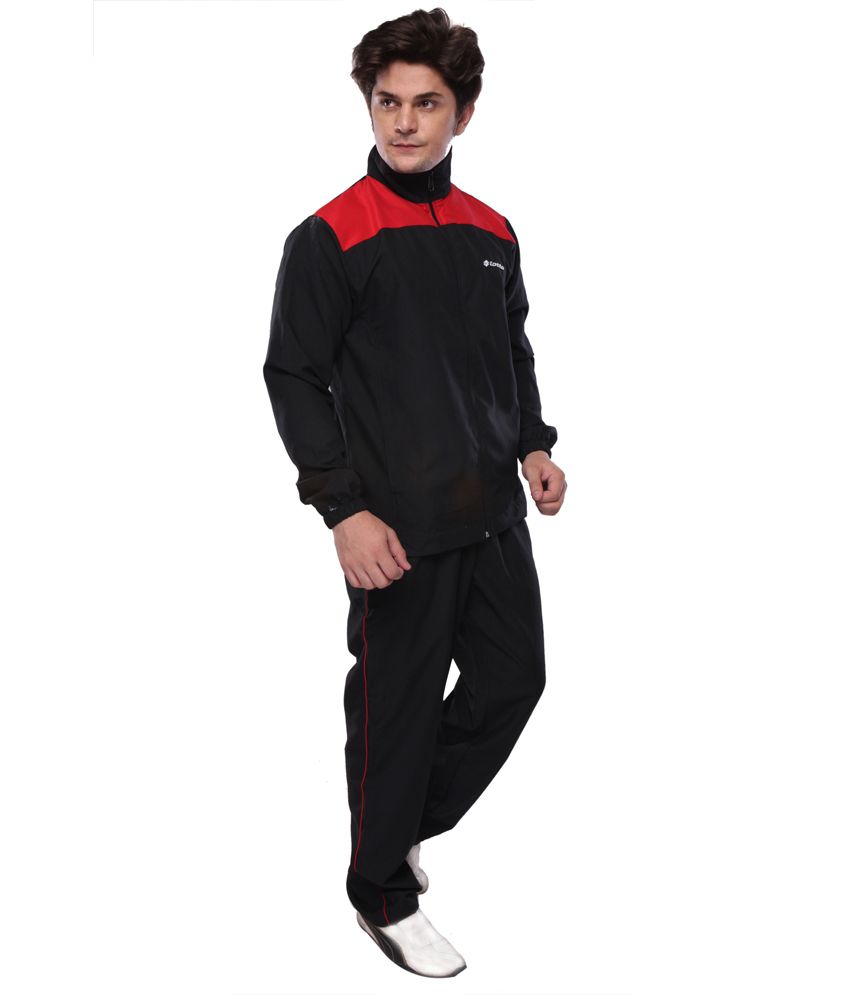 Lotto Black-red Track Suit - Buy Lotto Black-red Track Suit Online at ...