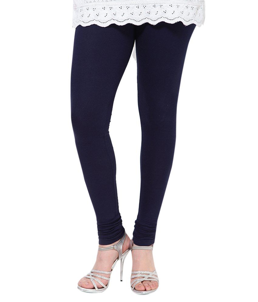 Lux Lyra Navy Blue Churidar Legging Price in India - Buy Lux Lyra Navy ...