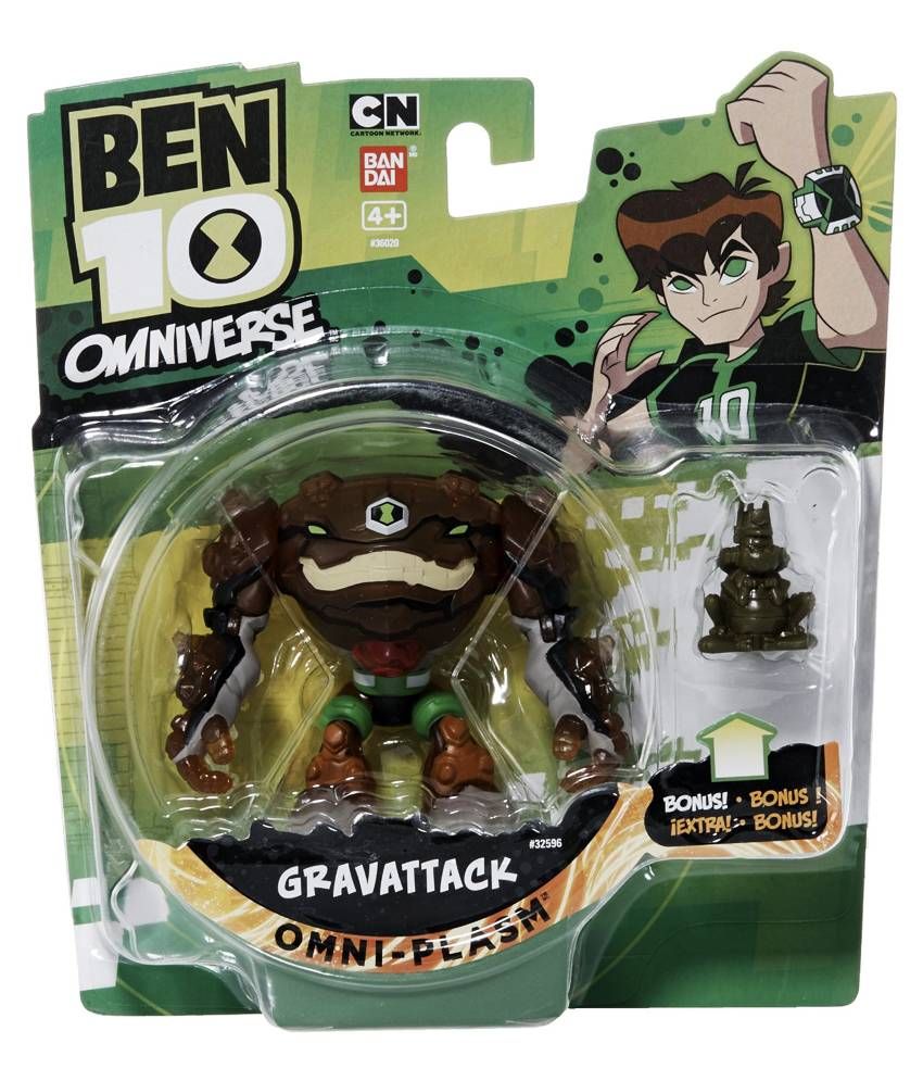 Ben 10 32596 Fusion Gravattack With Hour Glass Figure Action Figures ...