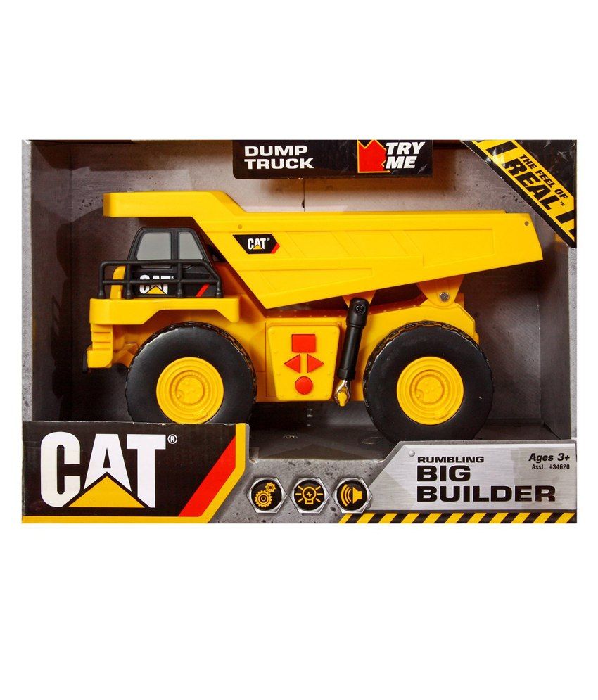 cat big builder dump truck