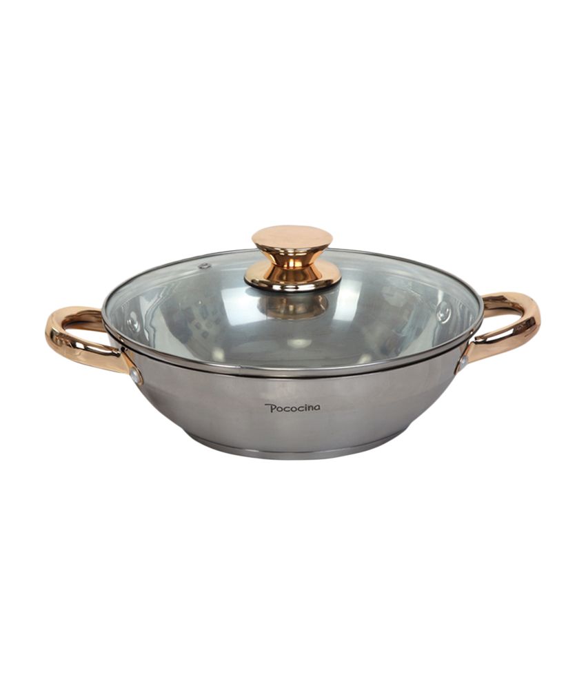 Pococina Silver Stainless Steel 2.5 Ltrs Pococina 16 Pcs Buy Online at