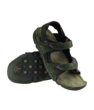 woodland olive green sandals