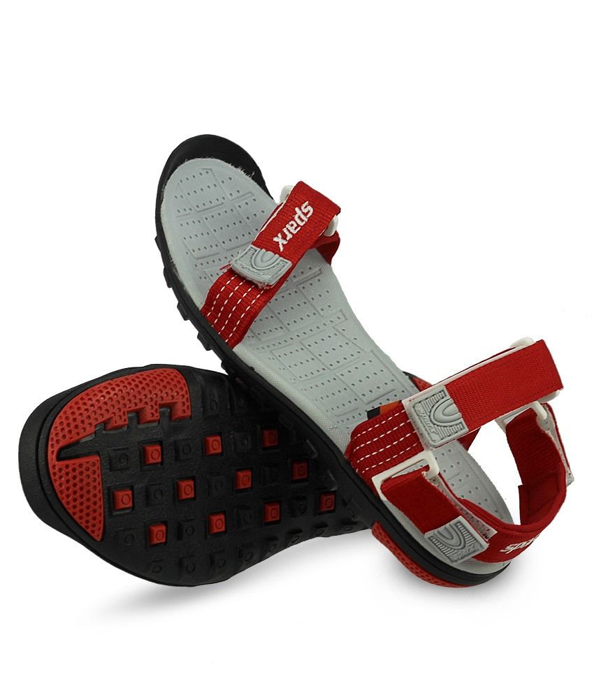 sparx sandals red