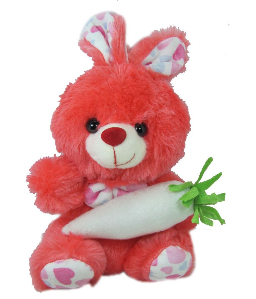     			Tickles Stuffed Soft Cute Rabbit with Carrot 18 cm