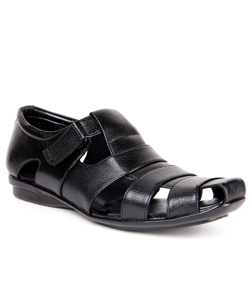 Anand Archies Black Fisherman Sandals Price in India- Buy Anand Archies Black Fisherman Sandals 
