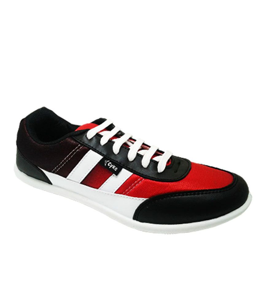 Cyke Red Sneaker Shoes - Buy Cyke Red Sneaker Shoes Online at Best ...