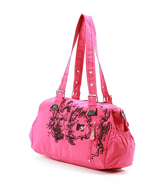 deep pink handbag