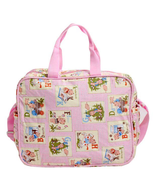 Buy WalletsnBags Cute Pink Baby Diaper Bag at Best Prices in India - Snapdeal