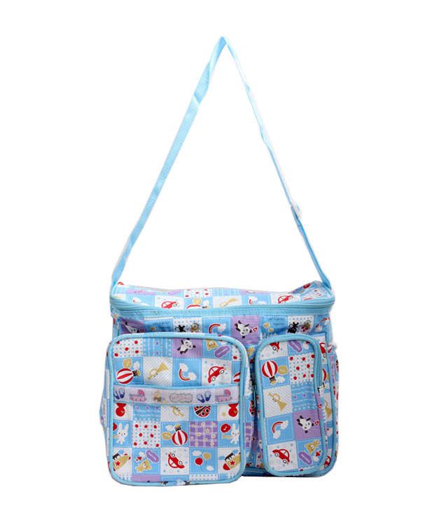 Buy WalletsnBags Pretty Sky Blue Baby Diaper Bag at Best Prices in India - Snapdeal